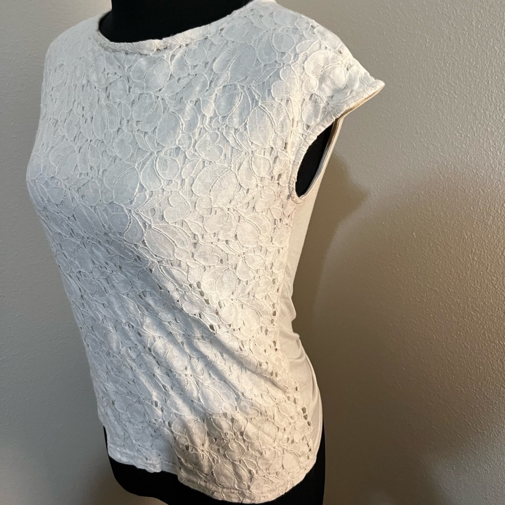 Ralph Lauren White Top XS